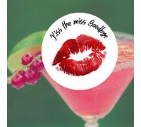12 x Edible Hen Party Cocktail Drink Toppers Wafer Card NOT-PRECUT - Tying Knot - Same Penis Forever (Black - Kiss the Miss)