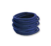 12 x Elastic Hair Bands/Bobbles by Lizzy® (Navy (Thick))