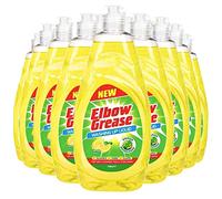 12 x Elbow Grease Washing Up Liquid 740ml Remove Stubborn Food Deposits in No Time