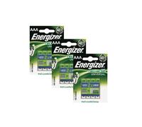 12 X Energizer Rechargeable Universal AAA 500mAh Batteries
