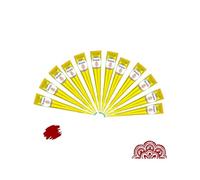 12 x FADEDA Henna Cones | 12 x 25 g Natural Paste | Chestnut Brown (Red Brown) | 100% Vegetable | Ready to Use & without PPD