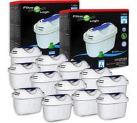12 X Filterlogic Fl402H Universal Compatible With Brita Maxtra / Maxtra+ / Pro For Fridges, Kettles And Jugs