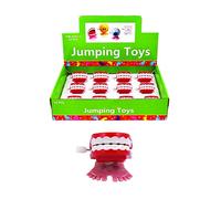 12 x funny walking / wind up chattering teeth, makes for the perfect party bag filler.