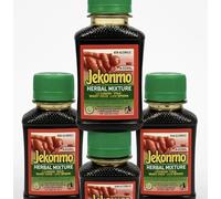 12 x Jekonmo Herbal Mixture, Traditional Nigerian Wellness Drink, Non-Alcoholic, Natural Ingredients, 100ml Bottles