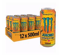 (12 x Khaotic) Monster Energy Drink | 500ml Cans | Assorted Flavors