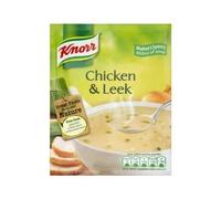 12 X KNORR SOUP CHICKEN & LEEK 1.5pint 1.5 Pint Serving (12 PACK BUNDLE)