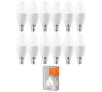 12 X Ledvance Smart+ Candles 4,9W=40W E14 Matte Warm White Dimmable App Alexa