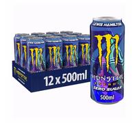 (12 x Lewis Hamilton - Zero Sugar) Monster Energy Drink | 500ml Cans | Assorted Flavors