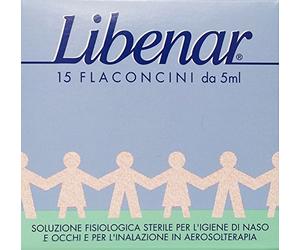 12 x LIBENAR SOLUZ.Single-Dose Physiological Nose & Occ.15 Ampoules x 5 ml Pack of 15