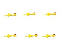 12 x Lizzy Turkey Shooter Kids Toys | Pull The Turkey & Release To Fly Finger Ejection Chicken Slingshot Novelty Fun Gift Joke Present Party Bag Favours Loot Bag Fillers Stocking Boys and Girls