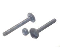 12 x M12 X 240MM Coach Carriage Security Cup Square Bolts with Nuts