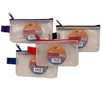 12 x Mini Tuff Bags Heavy Duty Strong Weatherproof Storage Zip Wallet Cases