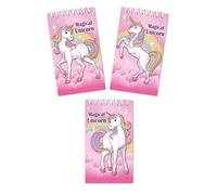 12 x Mini Unicorn Spiral Notebook
