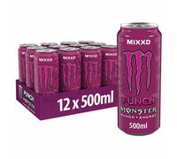 (12 x MIXXD) Monster Energy Drink | 500ml Cans | Assorted Flavors