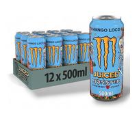 12 x Monster Mango Loco Energy Drink 500ml, Full Case (Pack of 12)