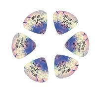 12 x Not All Those Who Wander Are Lost Guitar Picks - Includes Thin Medium Weight Guitar Picks with Organizer Storage Box