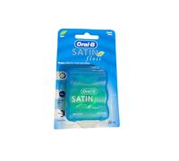 12 x Oral-B Satin Floss Dental Floss Mint Comfort Grip, Satin-Like Texture - 25m