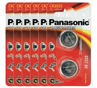 20 PANASONIC LITHIUM POWER CR2025 BATTERIES 3V DL2025 EXP 2028 INDONESIA NEW