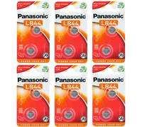 12 x Panasonic LR44 Alkaline Batteries 1.5v - A76 AG13 357 L1154 GPA76 SR44 G13