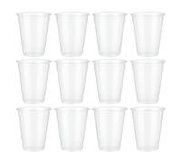 12 x Plastic Pint Tumblers 560ml/560cc Clear Reusable Cups - Strong Shatter-Resistant Drinkware for Beer, Juice, Water, Cocktails, Parties, BBQs, Events, Outdoor and Everyday Use - Durable Lightweight