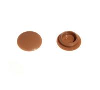 12 x Plastic Screw Finishing CAPS Push ON FIT 10MM Beige