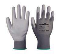 12 x Portwest A120 Colourful Nylon PU Palm Coated Work Wear Gardening DIY Gloves