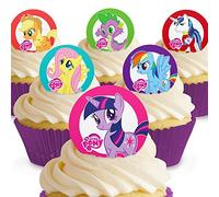 12 x PRE-CUT My Little Pony Edible Cake Toppers