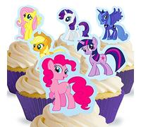 12 x PRE-CUT My Little Pony Stand Up Edible Cake Toppers