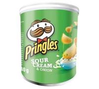 12 X PRINGLES (SMALL) SOUR CREAM 59P 40g | 12 PACK BUNDLE