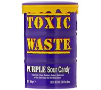 12 x Purple Toxic Waste Drum Candy Sweets - Ultra Sour Flavours (Grape, BlackBerry, Blueberry, Blackcurrant & Black Cherry)