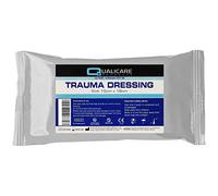 12 x Qualicare Large Wound Trauma First Response Bandage Dressings 15cm x 18cm