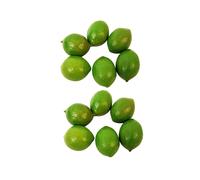 12 x Realistic Lifelike Artificial Plastic Lime Lemon Fruit Food Fake Home Decor