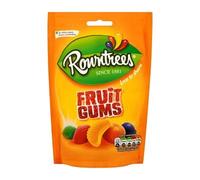 12 X ROWNTREES FRUIT GUM BAG £1 120g | 12 PACK BUNDLE