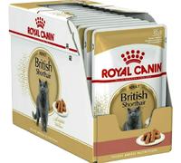 12 x ROYAL CANIN BRITISH SHORTHAIR POUCHES 85G complete cat food rc wet pet feed