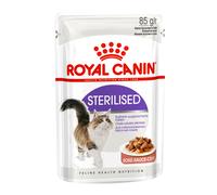 Royal Canin Sterilised Care in Gravy Adult Wet Cat Food 85g (Pack of 12)
