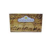 12 x Royal Mysore Sandalwood Incense Sticks Pack (Chandan) - Premium Natural Incense for Meditation, Relaxation, Yoga & Spiritual Use - 12 Sticks per Pack (Total 144 Sticks)
