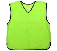 12 X Sports Training Bibs - Quick Dry Mesh Football, Netball, Soccer, Rugby, Cricket Sports Bibs Function Party Outdoor Senior Adult Youth & Kids Yellow (L-XL, 48" Chest)[Pack of 12 Bibs]