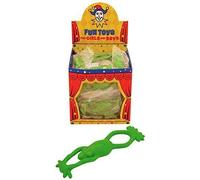 12 X Stretchy Flying Frog Party Bag Filler