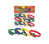 12 X SUPER HERO BRACELETS