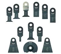12 x TopsTools WXK12 Mix Blades Compatible with Worx Sonicrafter, Worx 250W, Erbauer Multitool Multi Tool Accessories