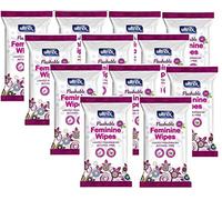 12 x Ultrex Flushable Alcohol Free Intimate Feminine Wipes 20pk