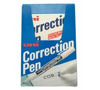 12 x Uni-Ball Correction Pen Rolling Ball Metal Tip-1.0 mm Tip CLP-300