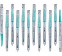 12 x Uni-Ball Signo Erasable Gel Pen | Thermo Sensitive Erasing Ink | 0.7mm Medium Point Nib | Perfect for Home, School & Office | Green