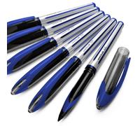 uni-ball Rollerball Pens UB-188-L – 0.7mm Medium, Liquid Uni Super Ink, Box of 12 Blue