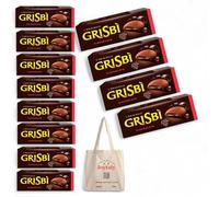 12 x Vicenzi Grisbi Chocolate Chocolate 150 g Italy Biscuits Chocolate Bars + Shopping Bag JOYTALY