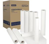12 x White Couch Rolls 20 Inch x 40m, 2 Ply Hygiene Paper Rolls, Individually Wrapped & Perforated, Disposable Medical Couch Roll for Massage Tables, Beauty Beds, Clinics, Salons & Treatment Rooms