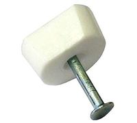 12 x White Shelf Support Nail in Pin Fix Studs