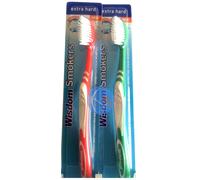 12 X WISDOM ADDIS SMOKERS TOOTHBRUSH EXTRA HARD, GREAT VALUE