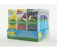 12 x Zoflora Antibacterial Disinfectant 120ml - 4 Linen Fresh - 2 Lavender - 4 Country Garden - 2 Bouquet - Concentrate Bottles