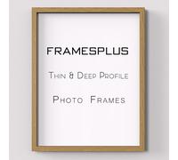 (12"x8" (30.5 x 20.3cm), Oak) Photo Frame Picture Poster Certificate Frames Wood Black White Oak A1 A2 A3 A4